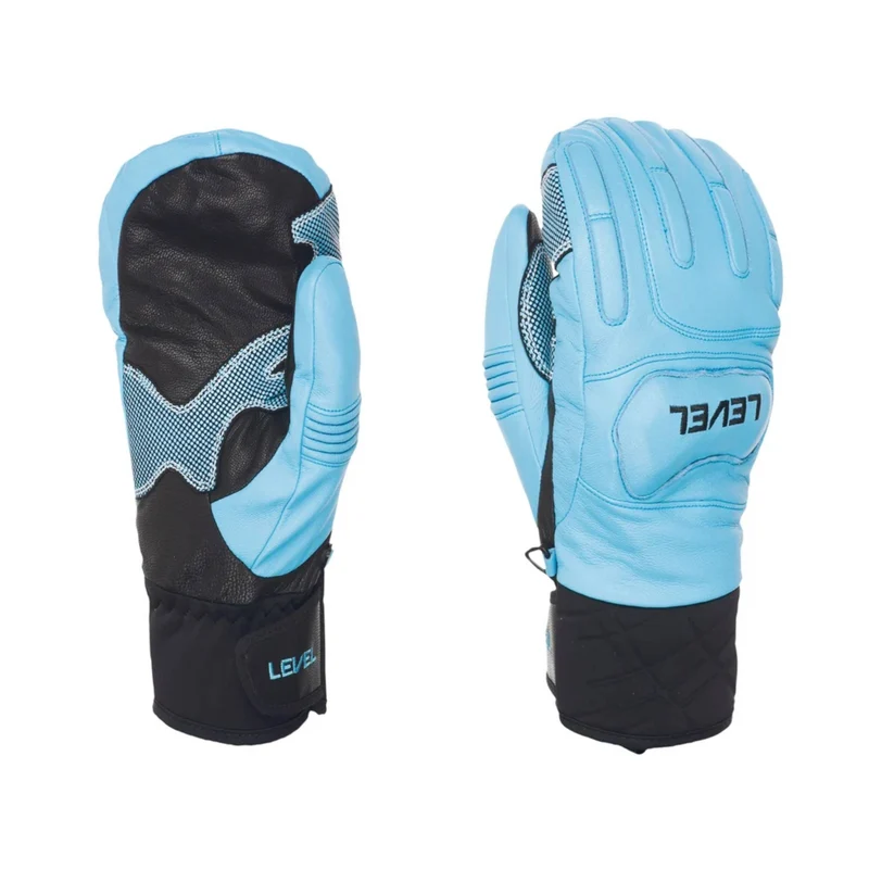 Level Race Leather Mens Mitt Sky Blue / 8/M