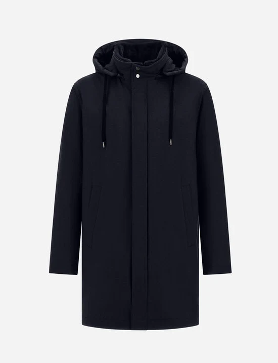 Herno Resort Parka In Melange 50