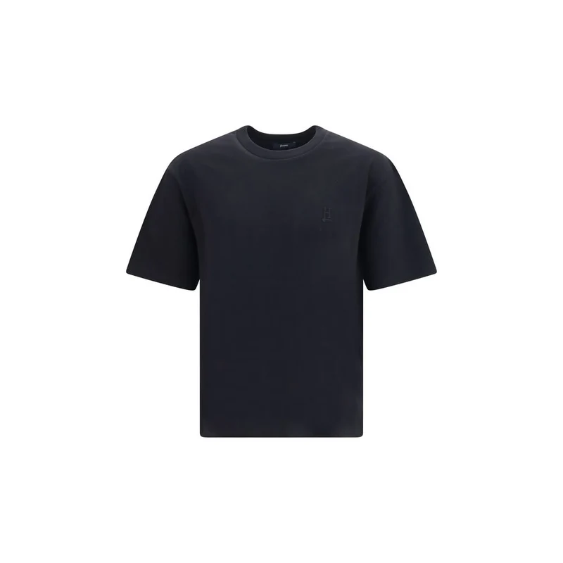Herno Black Cotton T-Shirt XL