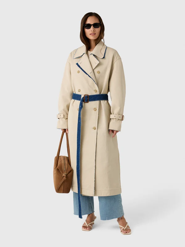 Haikure Women's Double Trench Coat S / PAIRED