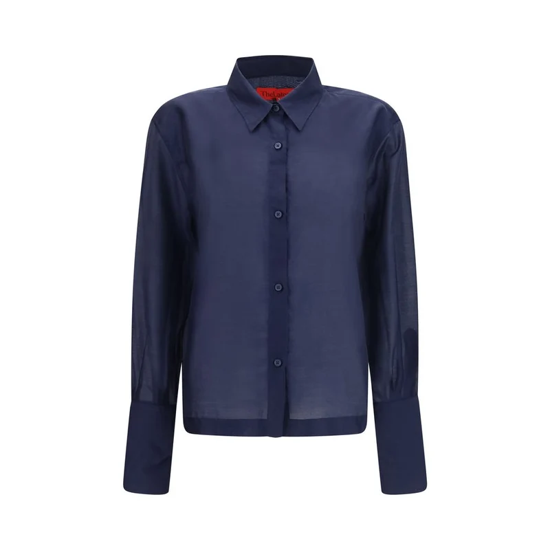 The Latest Blue Wool Oves Aries Dress Shirt M