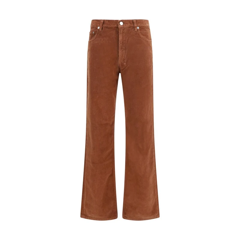 Haikure Brown Cotton Casual Pants W24