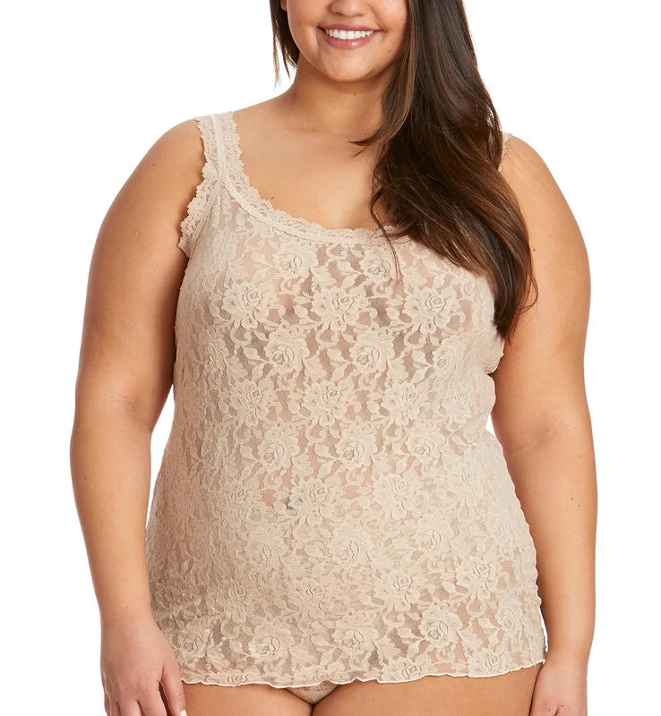 Hanky Panky Signature Lace Unlined Camisole PLUS (1390LX) - Chai 1X