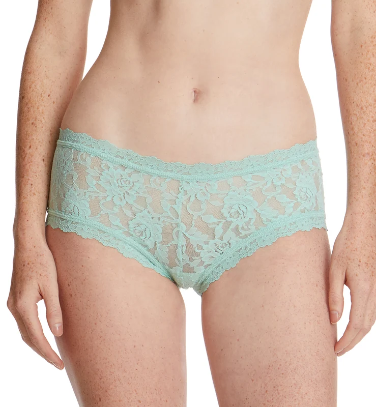 Hanky Panky Signature Lace Boyshort (4812P) - Mint Sprig Green Medium