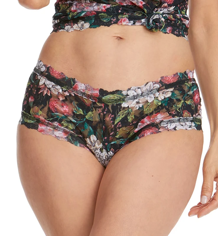 Hanky Panky Signature Lace Printed Boyshort (PR4812P) - Baroque Blooms Large
