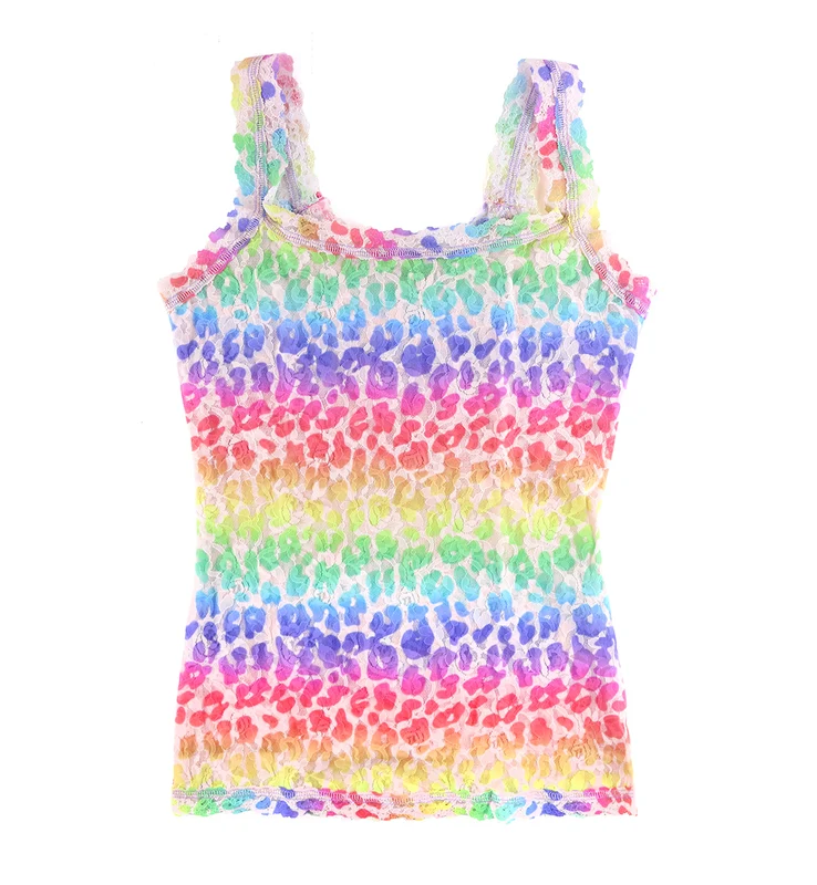 Hanky Panky Signature Lace Printed Unlined Camisole (PR1390L) - Pride Leopard XS