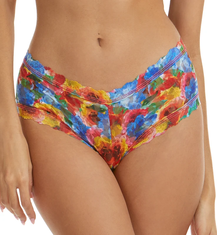 Hanky Panky Signature Lace Printed Boyshort (PR4812P) - Bold Blooms Medium