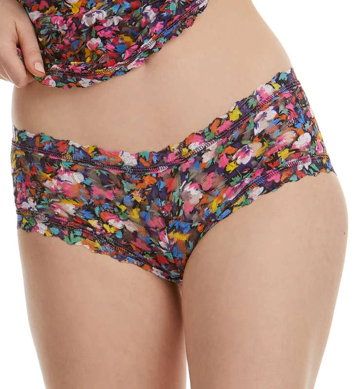 Hanky Panky Signature Lace Printed Boyshort (PR4812P) - Confetti Flora XS