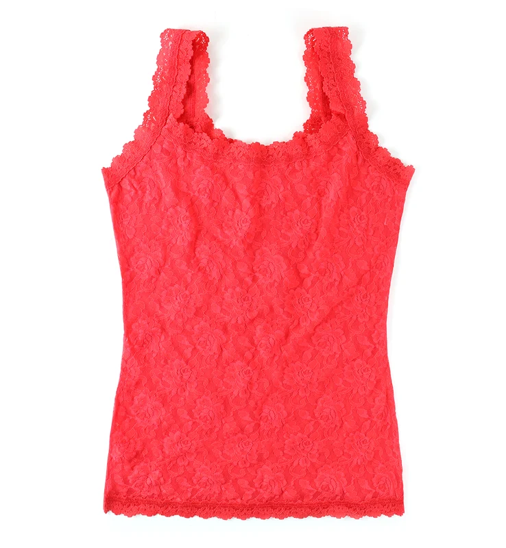 Hanky Panky Signature Lace Unlined Camisole (1390L) - Deep Sea Coral XL