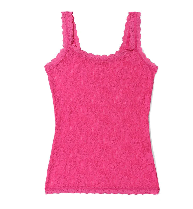 Hanky Panky Signature Lace Unlined Camisole (1390L) - Dragon Fruit Pink XL
