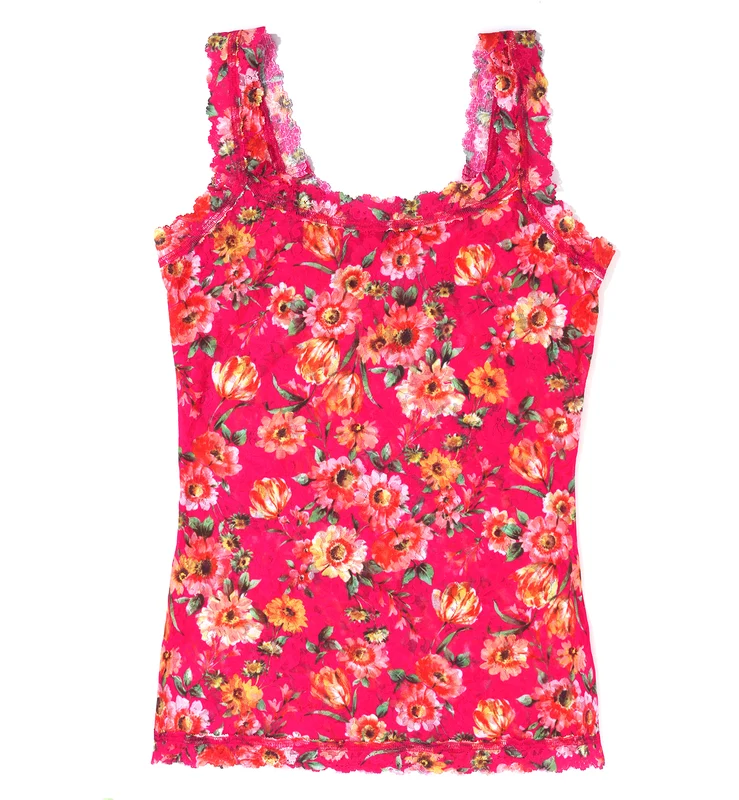 Hanky Panky Signature Lace Printed Unlined Camisole (PR1390L) - La Vida Loca XS
