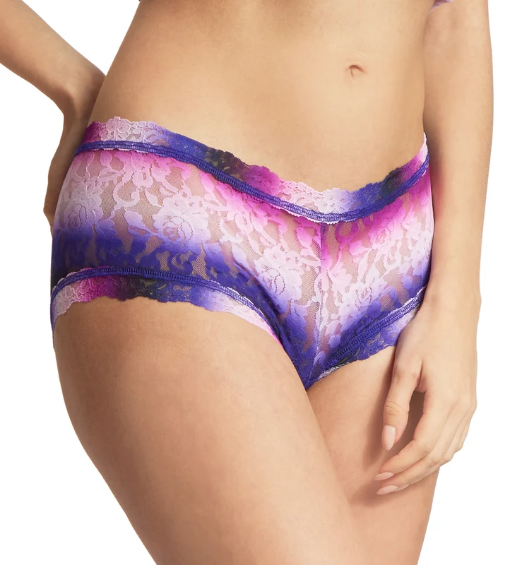 Hanky Panky Signature Lace Printed Boyshort (PR4812P) - Before Sunset XS