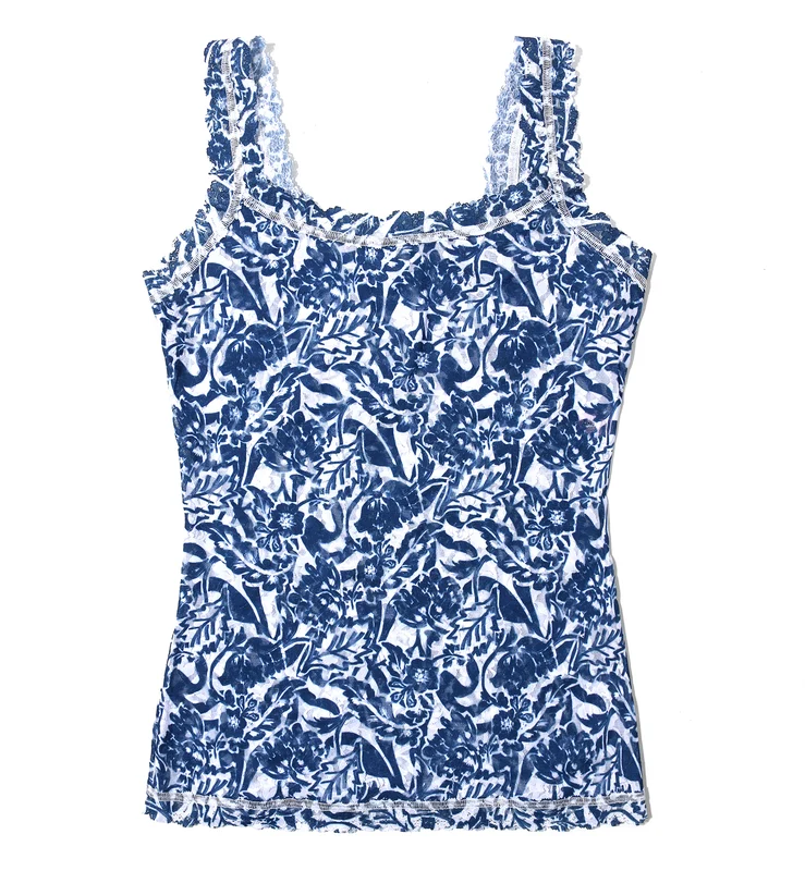 Hanky Panky Signature Lace Printed Unlined Camisole (PR1390L) - Sketchbook Floral Medium