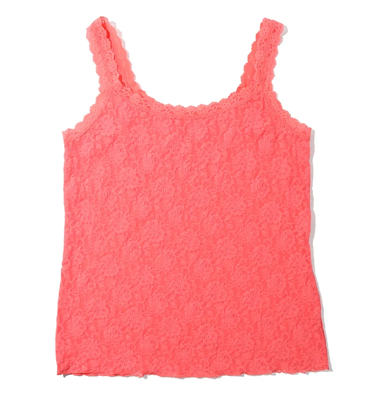 Hanky Panky Signature Lace Unlined Camisole PLUS (1390LX) - Courageous Coral 3X
