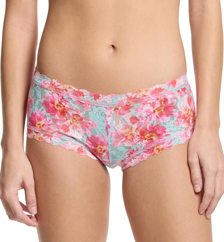 Hanky Panky Signature Lace Printed Boyshort (PR4812P) - First Bloom Large