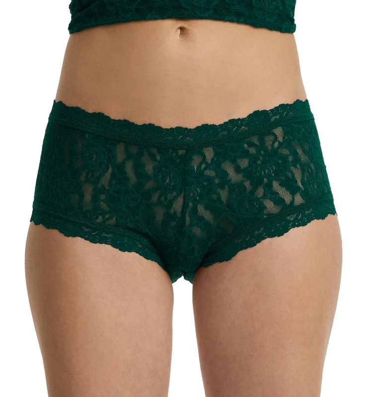 Hanky Panky Signature Lace Boyshort (4812P) - Spruce XS