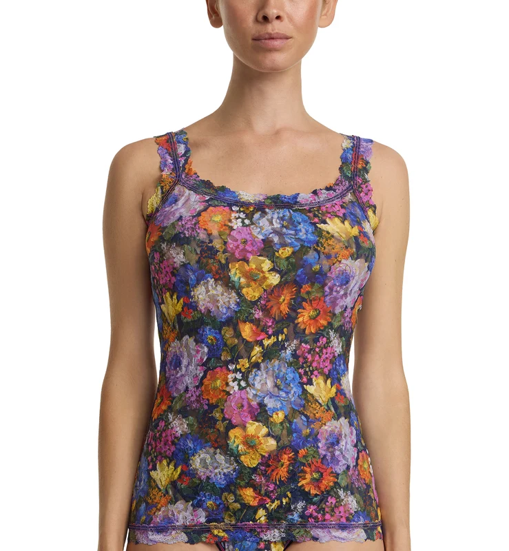 Hanky Panky Signature Lace Printed Unlined Camisole (PR1390L) - Impressionist Small