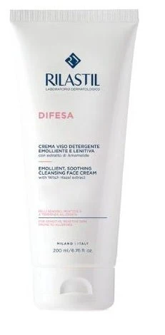 Rilastil difesa crema viso detergente emolliente e lenitiva 200ml