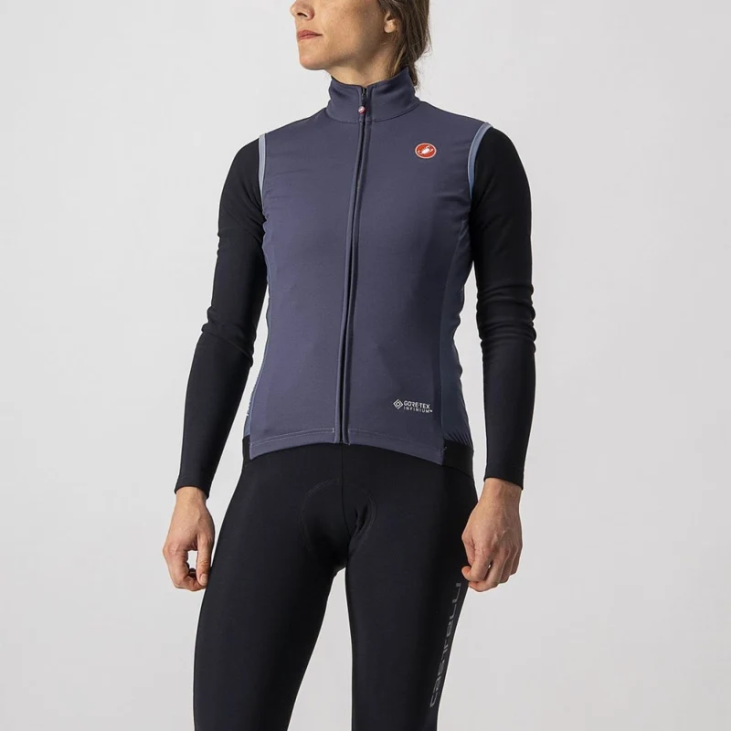 Castelli Perfetto Rosso Corsa Women's Vest Steel Blue XL