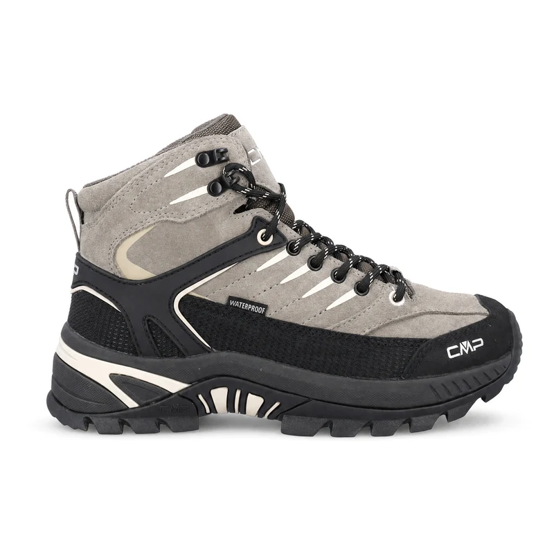 Scarpa da Trekking Uomo CMP Rigel 2.0 Mid Waterproof Beige Grigio 37