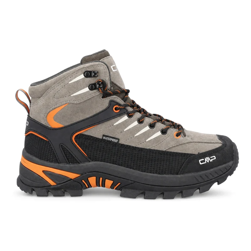 Scarpa da Trekking Uomo CMP Rigel 2.0 Mid Waterproof Grigio Nero 42