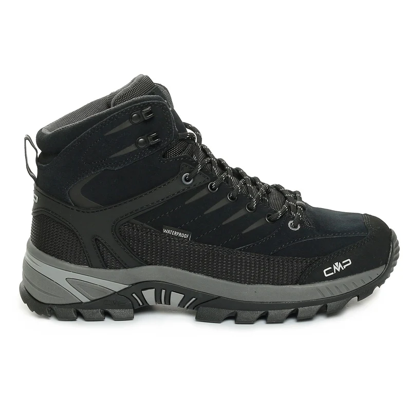 Scarpa da Trekking Uomo CMP Rigel 2.0 Mid Waterproof Nero Grigio 42