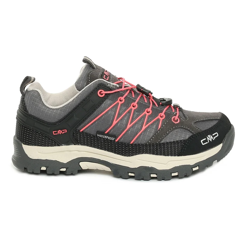 Scarpa da Trekking Ragazzo CMP Rigel Low Waterproof Grigio Rosa 30
