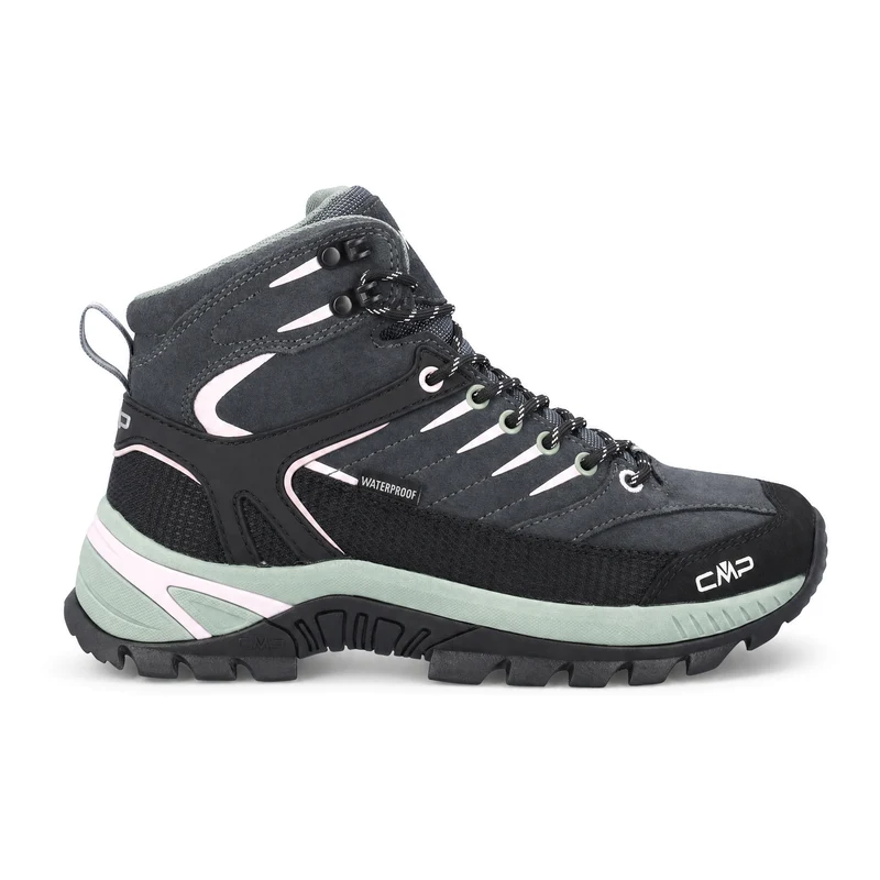 Scarpa da Trekking Donna CMP Rigel 2.0 Mid Waterproof Grigio Rosa 36