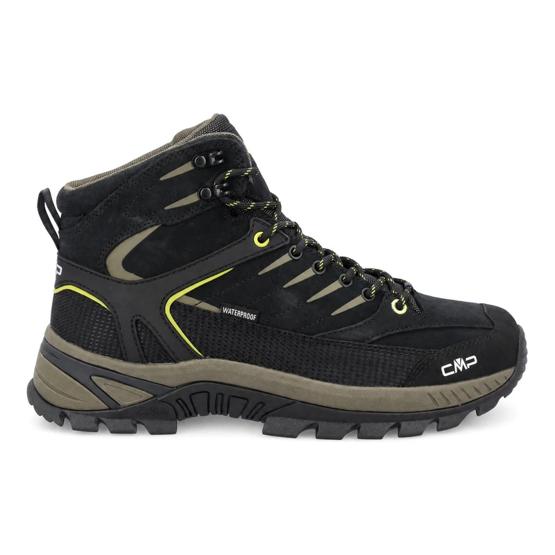 Scarpa da Trekking Uomo CMP Rigel 2.0 Mid Waterproof Grigio Verde 45