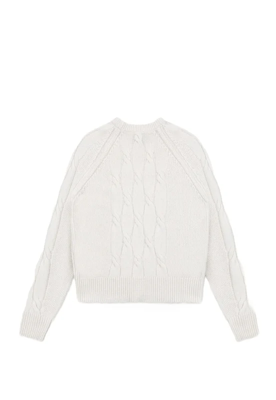 Colmar Americane Cable Knit Crew Neck Sweater standard XS