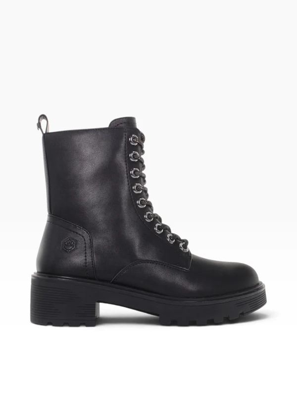LUMBERJACK Anfibi Tacco Medio Donna - 102694428 Nero 39