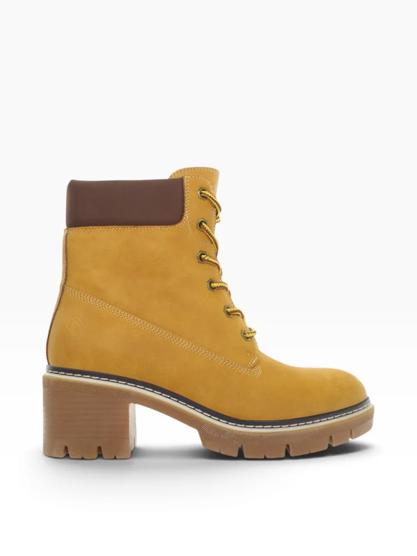 LUMBERJACK Anfibi Tacco Medio Donna - 102694634 Yellow 41