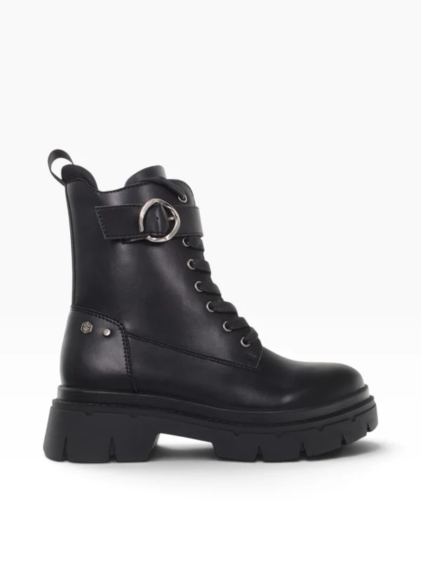 LUMBERJACK Anfibi Tacco Medio Donna - 102695578 Nero 41