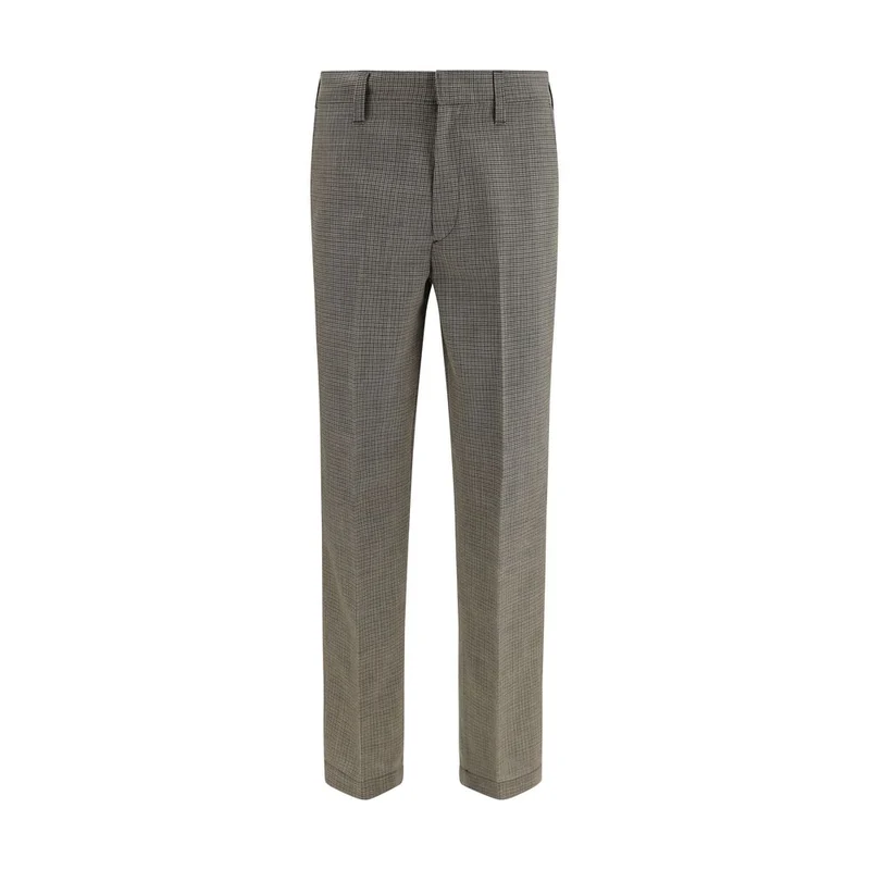 Prada Brown Wool Oves Aries Dress Pants IT48 | M