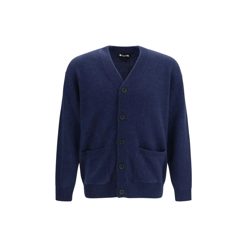 Prada Blue Cashmere Cardigan IT48 | M