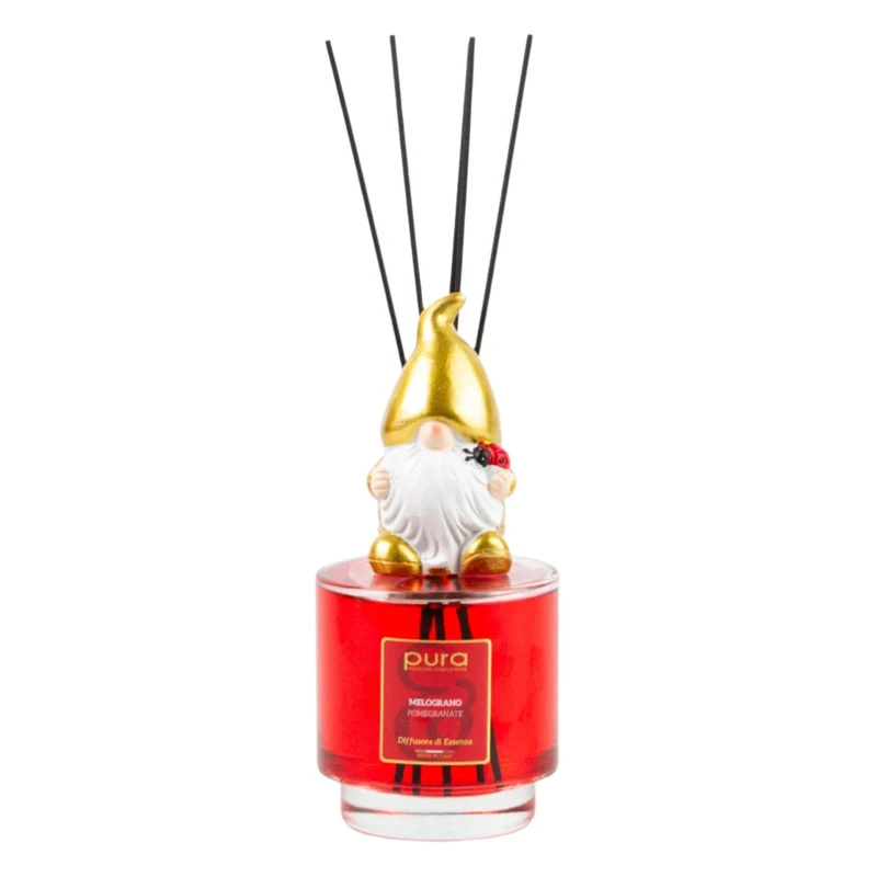 Diffusore di essenza da 500 mL con bacchette in cotone, confezione regalo Vaniglia