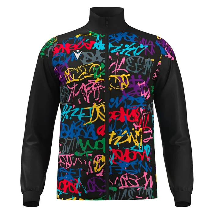 Macron Prometheus Full Zip Top Black/Graffiti / 5XL