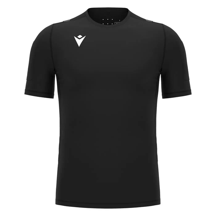 Macron Delcourt Referee Short Sleeve Undershirt Black / XL