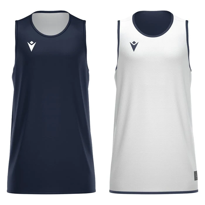Macron X500 Reversible Basketball Shirt Navy / XXS