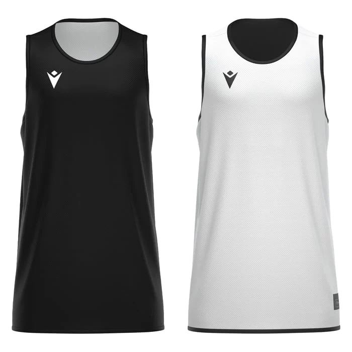 Macron X500 Reversible Basketball Shirt Black / XXS