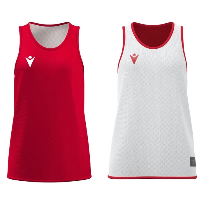 Macron F500 Women's Reversible Basketball Shirt Red / XL
