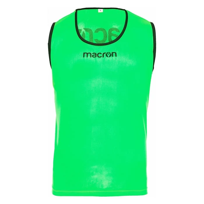 Macron PRACTICE+ Training Bibs (5 Pack) Neon Green / XXL