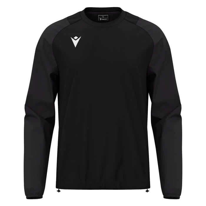 Macron Drizzle Long Sleeve Wind Breaker Black / 5XL