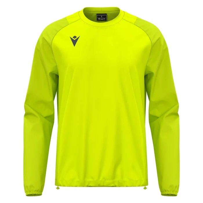 Macron Drizzle Long Sleeve Wind Breaker Neon Yellow / M