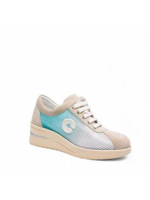 CINZIA SOFT Sneaker Con Zeppa Donna - IV0923492 Verde Acqua 36