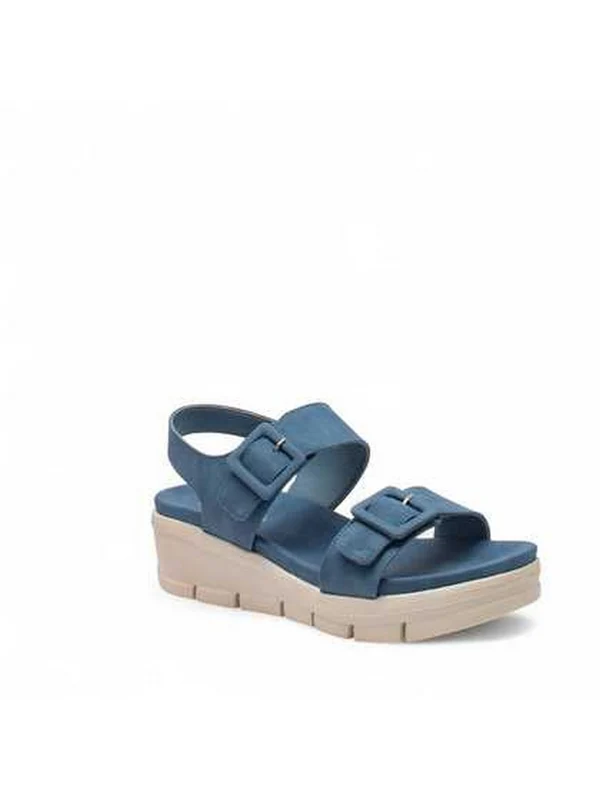 CINZIA SOFT Sandalo Con Zeppa Donna - MCS112 Denim 40
