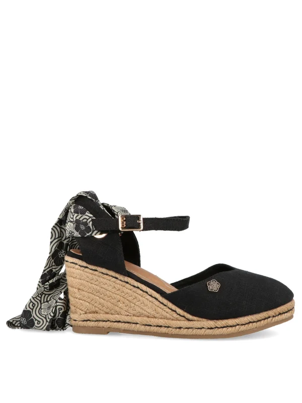 O-Joo Sandalo Con Zeppa Donna - OL61531A Nero 38