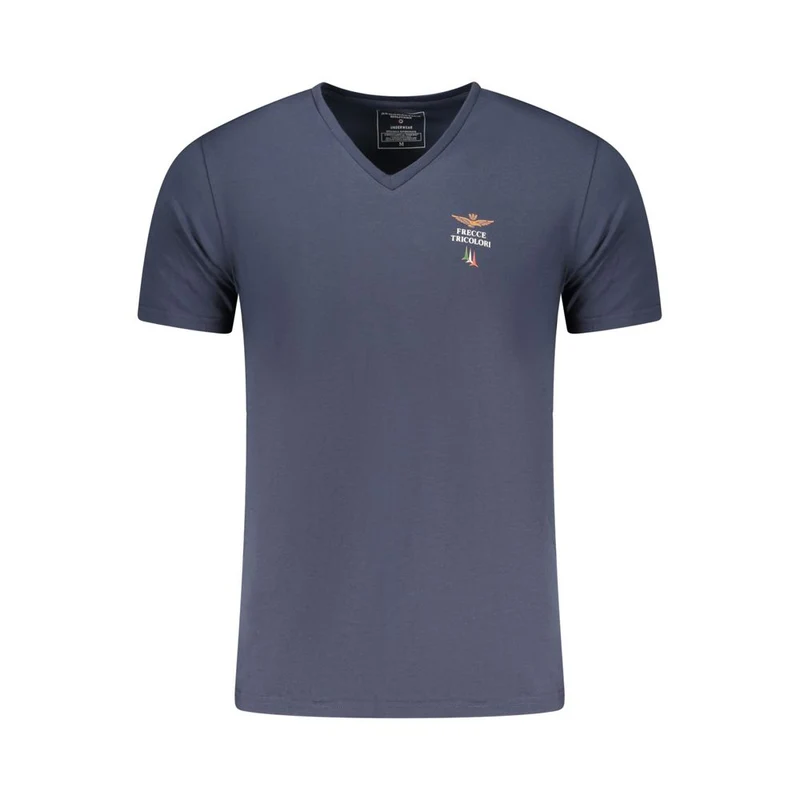 Aeronautica Militare Blu Cotton Men's T-Shirt XL