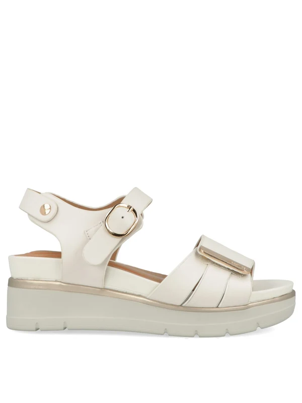 IMPRONTE Agata Sandalo Con Zeppa Donna - IL61571A Off White 37