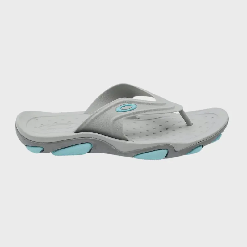 Chinelo Sandália Oakley Titan Cinza Azul FOF10053422